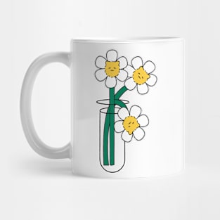 Cat Flower Daisy Kitty Meow Mug